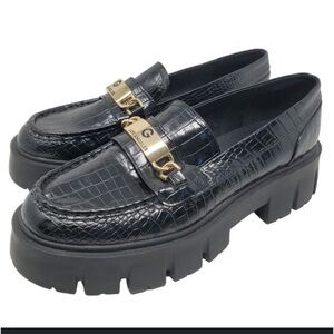🌸GBG Los Angeles, Size 10, Black, NWOT - Collie Chunky Loafers